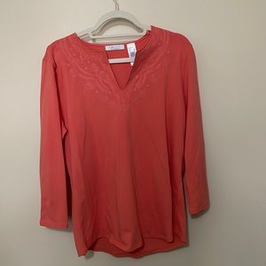 Lizwear Women's Top Size XL 3/4 Sleeve